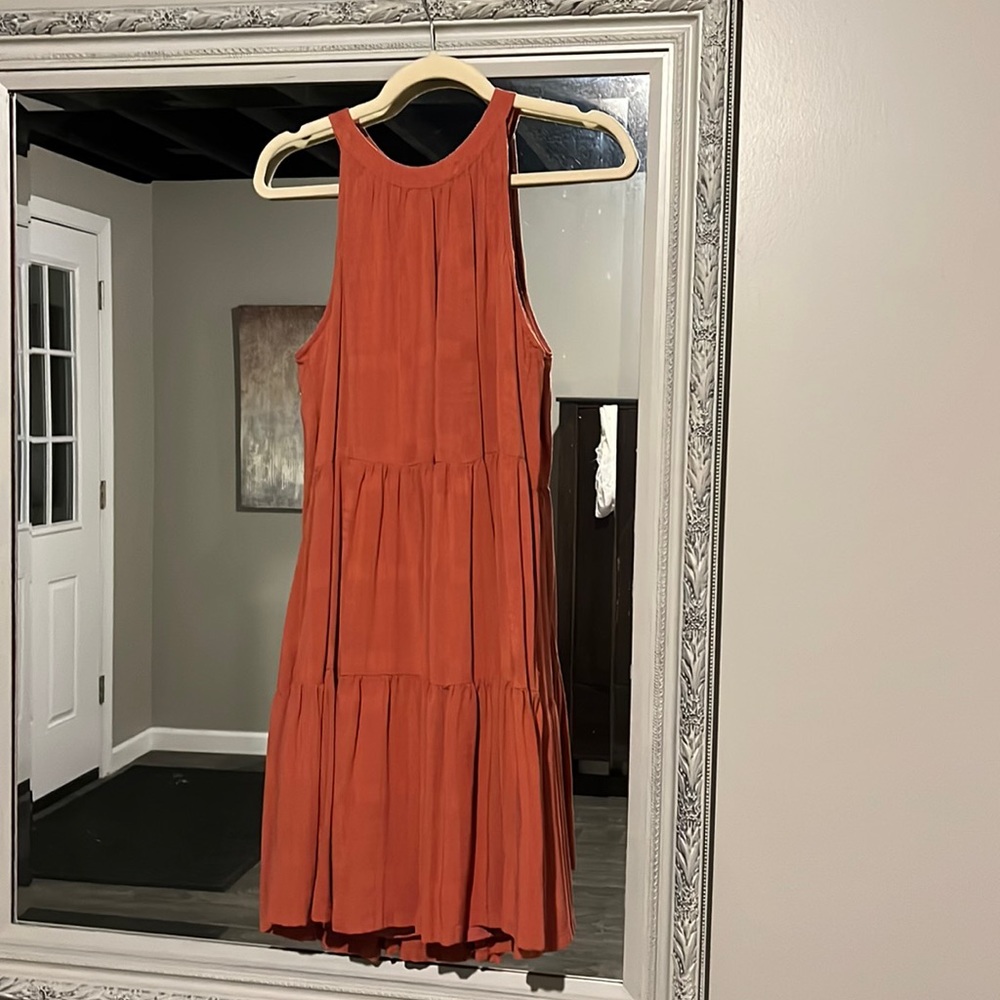 Rust colored dress